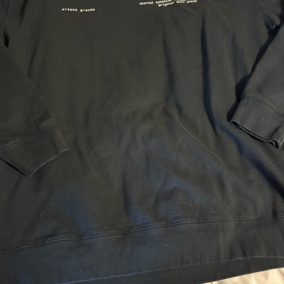 Ariana Grande Eternal Sunshine: Brighter Days Ahead Black Crewneck Sweatshirt - Picture 2 of 11
